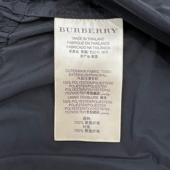 Burberry Brit Black Zip Cinch Waist Jacket | XS - Picture 3 of 11